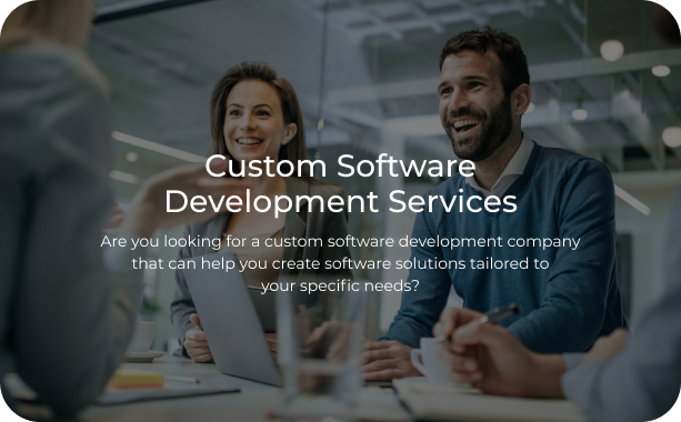 Kundenspezifische Software- Entwicklungsdienstleistungen