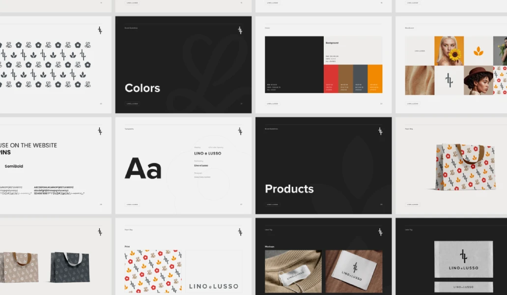 Designing branding guidelines for a clothing brand