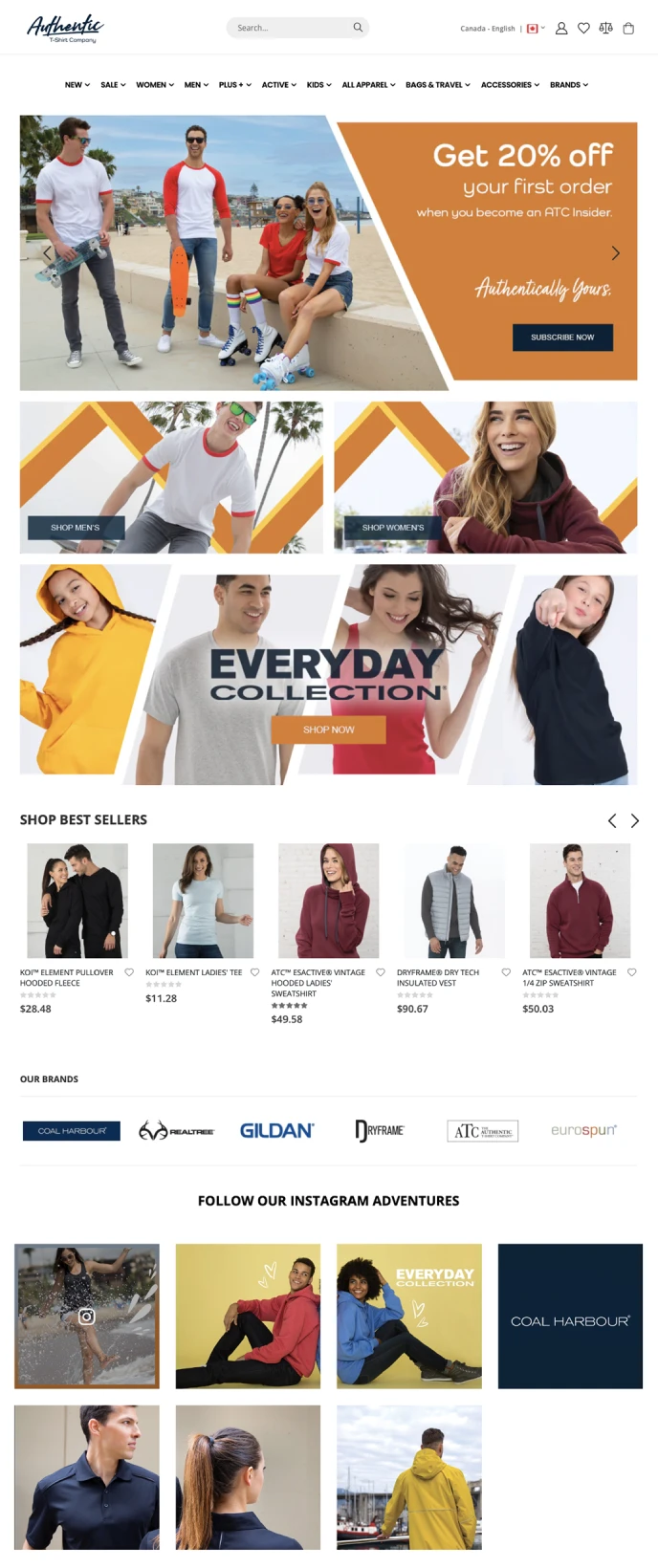 Authentic T-shirt company