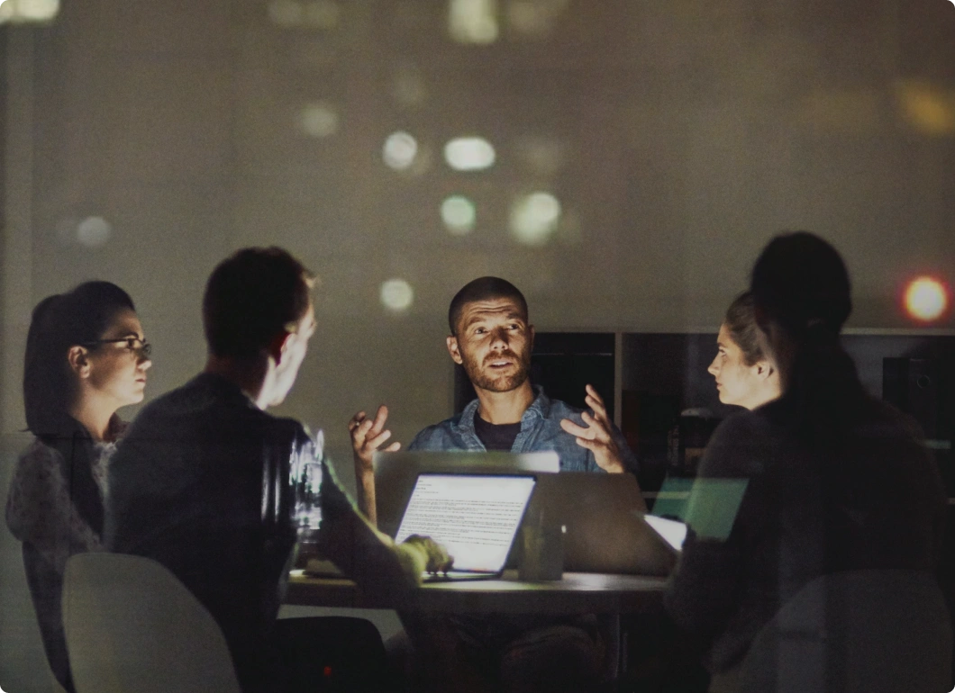 Software development company team