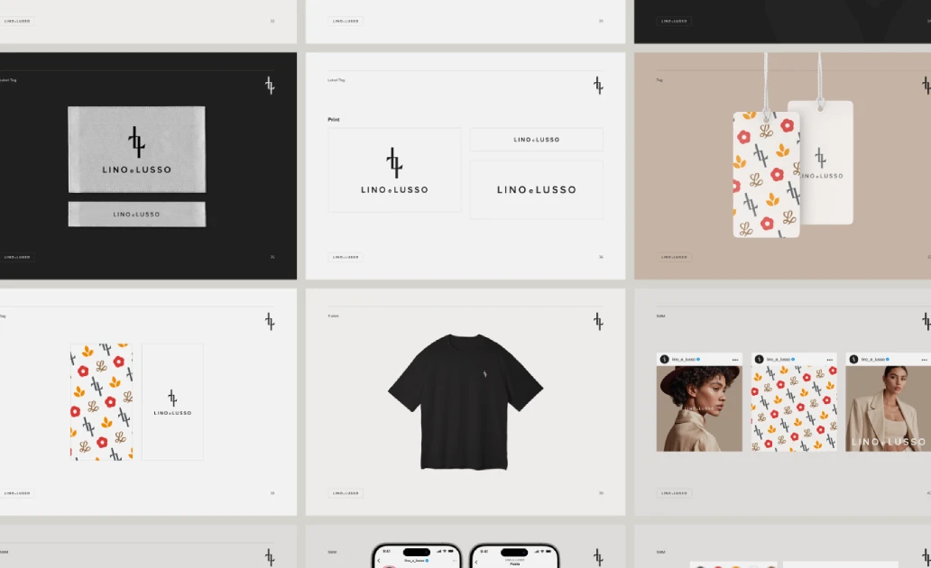 Application and brandbook development for Lino e Lusso
