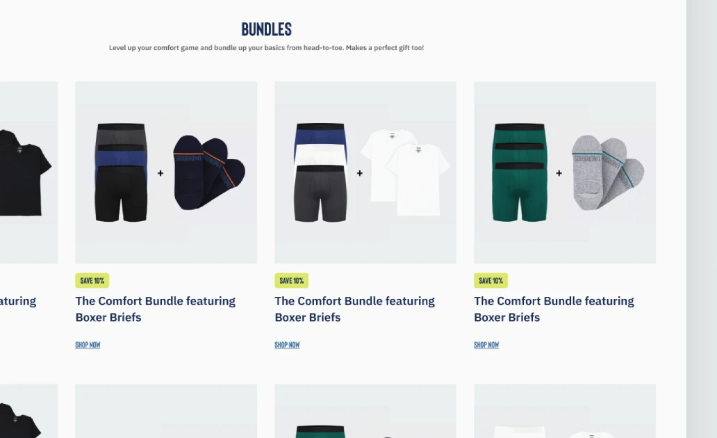 Custom bundle management solution