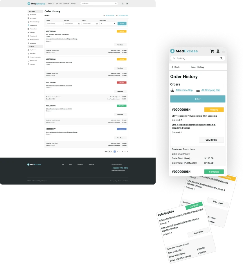 Tenant profile