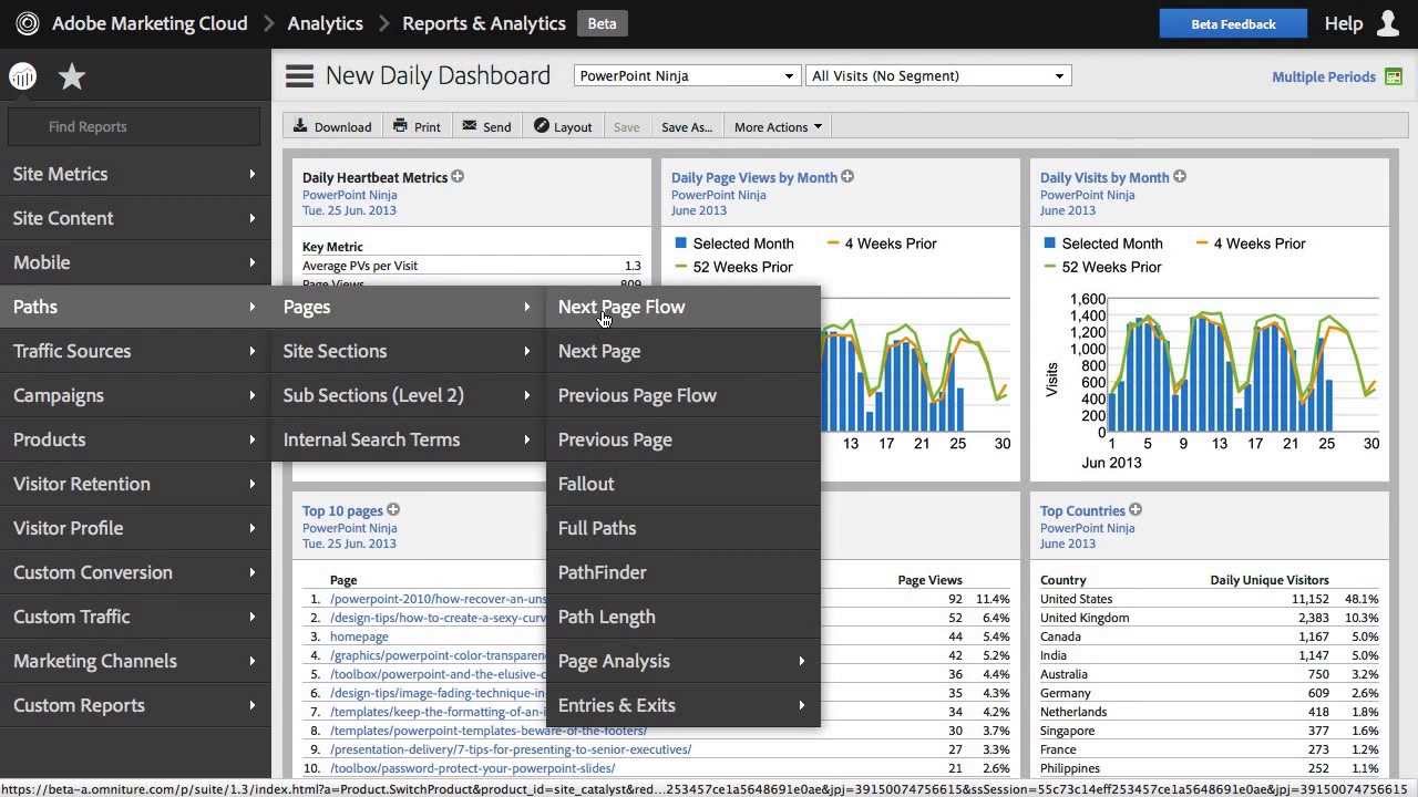 analyzing ecommerce website metrics using Adobe Marketing Cloud is quite expensive 