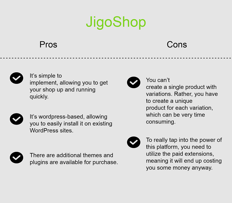 JigoShop is one more option for WordPress fans