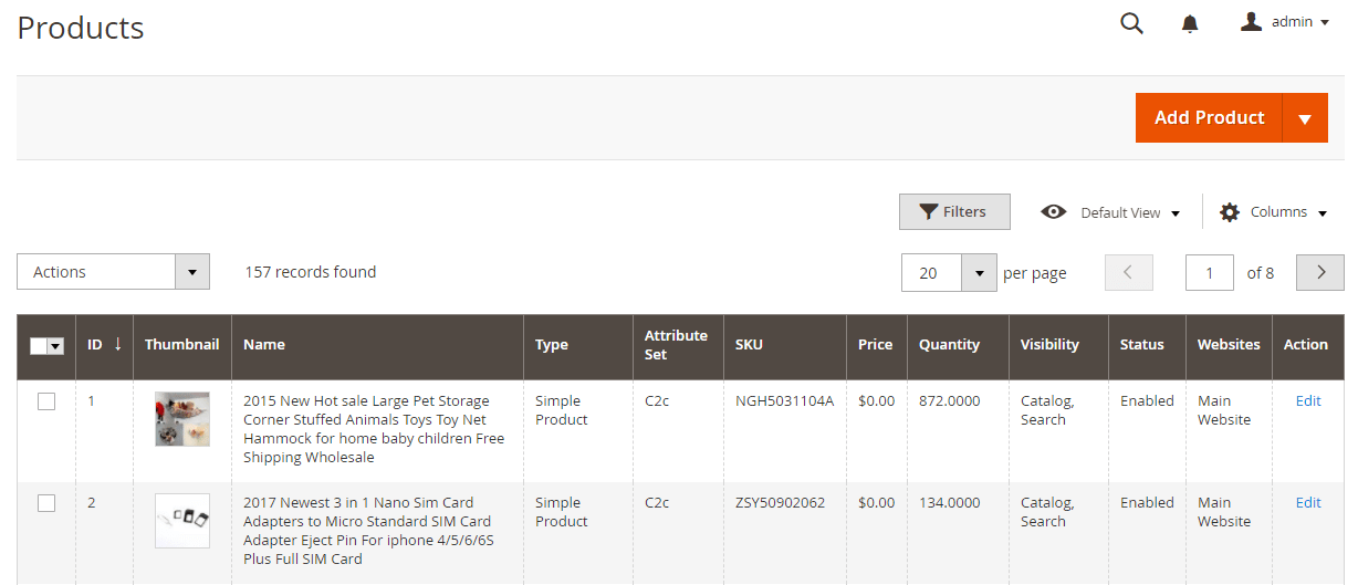 shopify to magento migration - Map order statuses