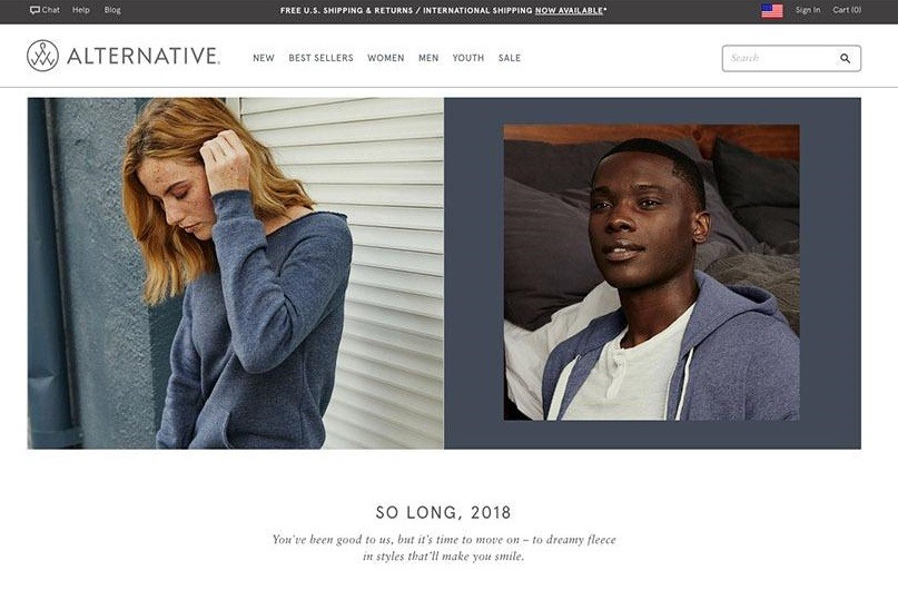 Alternative online clothing stores sale