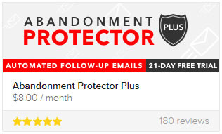 Abandonment Protector is extremely useful for dropshipping businesses