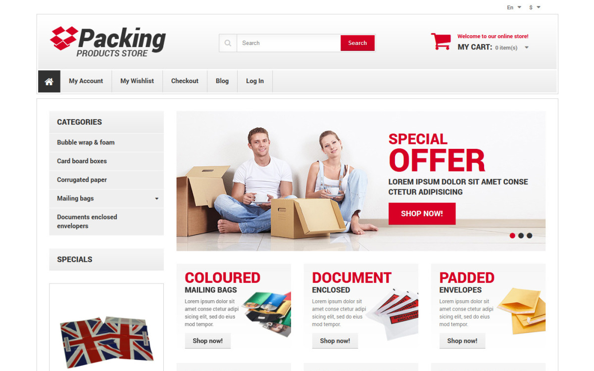 Business Responsive Magento Theme