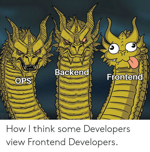 how view frontend developers some other developers