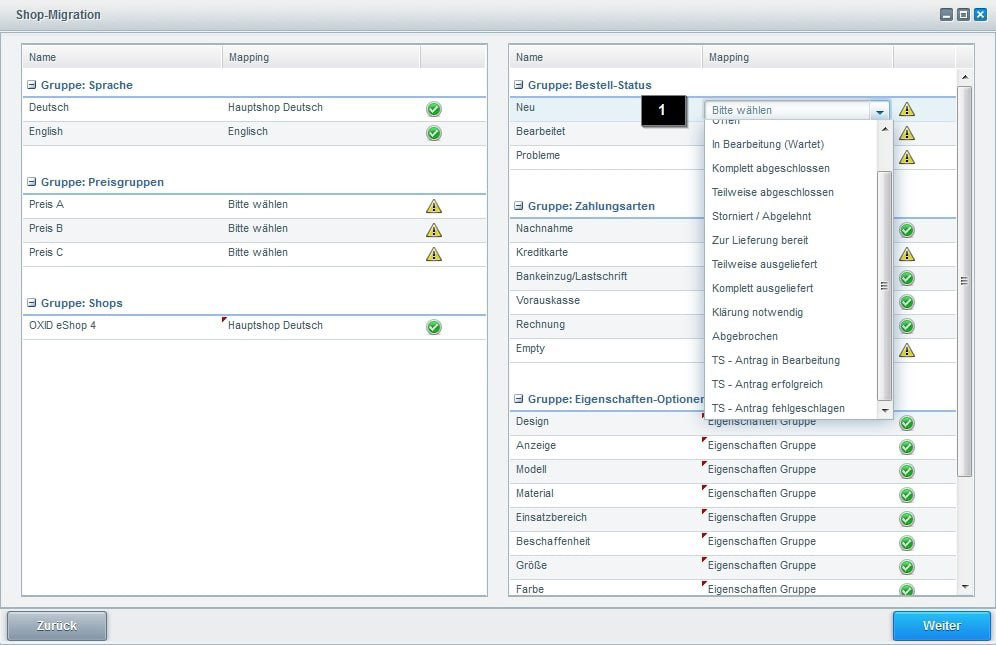 Select which platform from which you will migrate. Then, fill in the following fields - shopware ecommerce