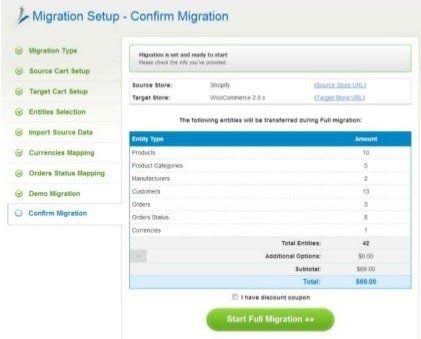 Finalization for Migrating from Shopify to WooCommerce