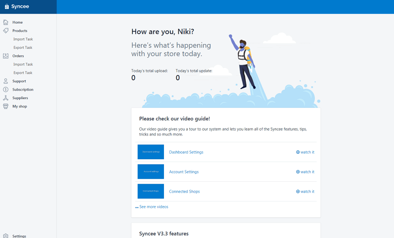 Use Syncee to improve inventory management in B2B website