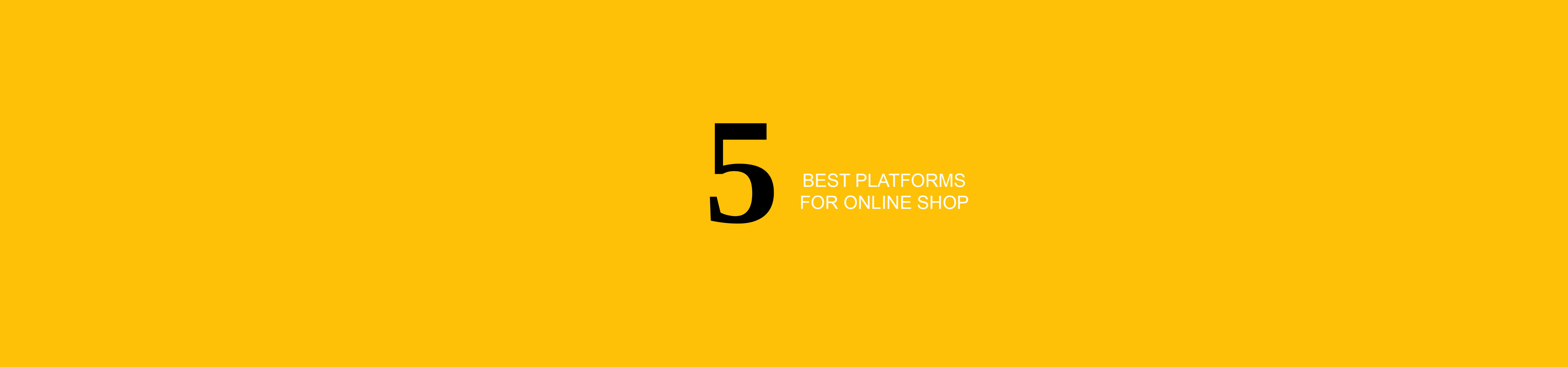 How to create an online shop? Top 5 paid platforms for ecommerce
