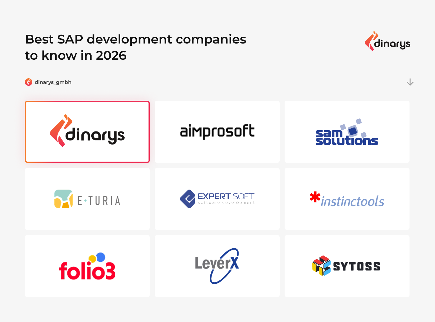 Top SAP development companies: Best companies to know in 2026