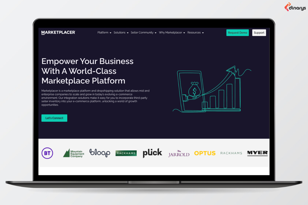 Top marketplace development companies: Marketplacer platform